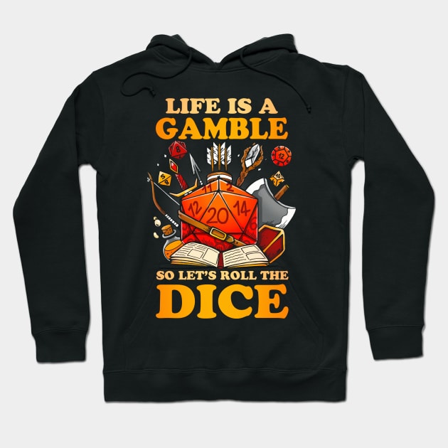 Gamble Dice Hoodie by Vallina84